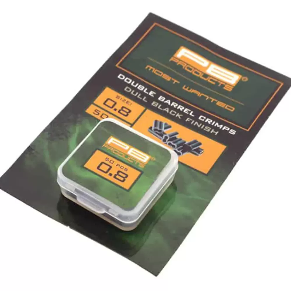 PB Products Double Barrel Fishing Crimps- Terminal Tackle
