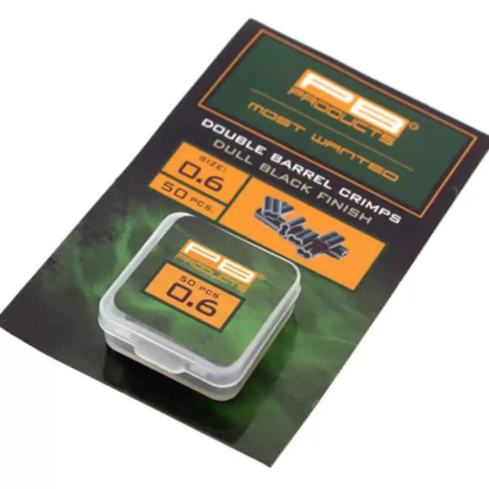 PB Products Double Barrel Fishing Crimps- Terminal Tackle