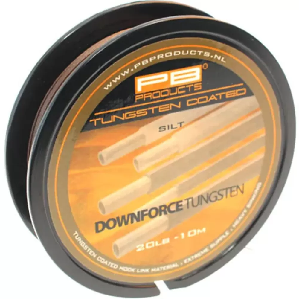 PB Products Downforce Tungsten Fishing Coated Hooklink 10m- Line
