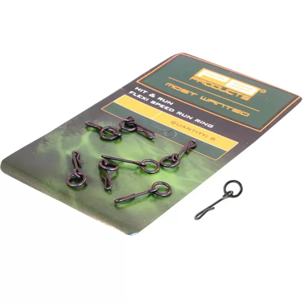 PB Products Hit & Run Fishing Flexi Speed Run Rings- Terminal Tackle