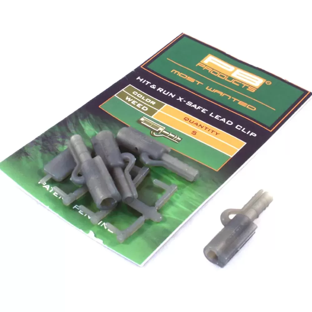 PB Products Hit & Run X-Safe Fishing Lead Clips- Terminal Tackle
