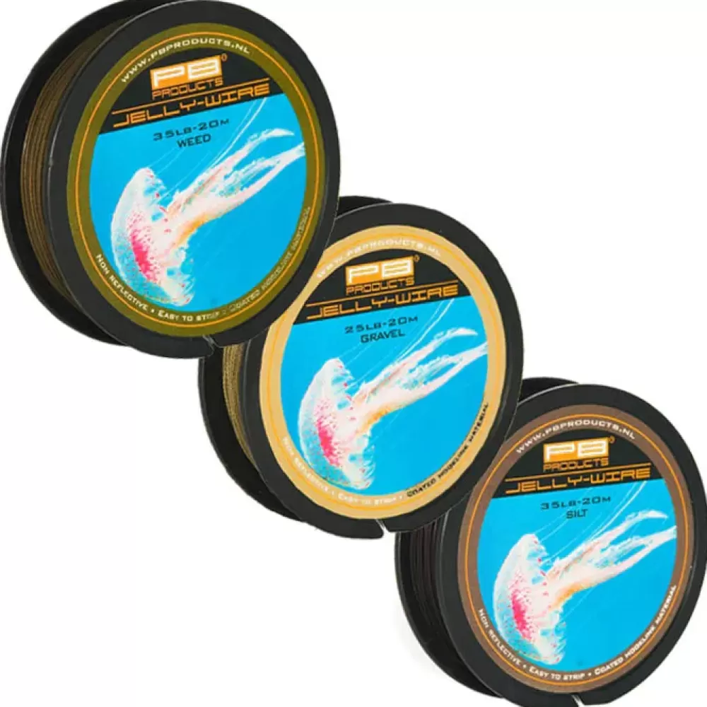 PB Products Jelly Wire Fishing Coated Hooklink 20m- Line