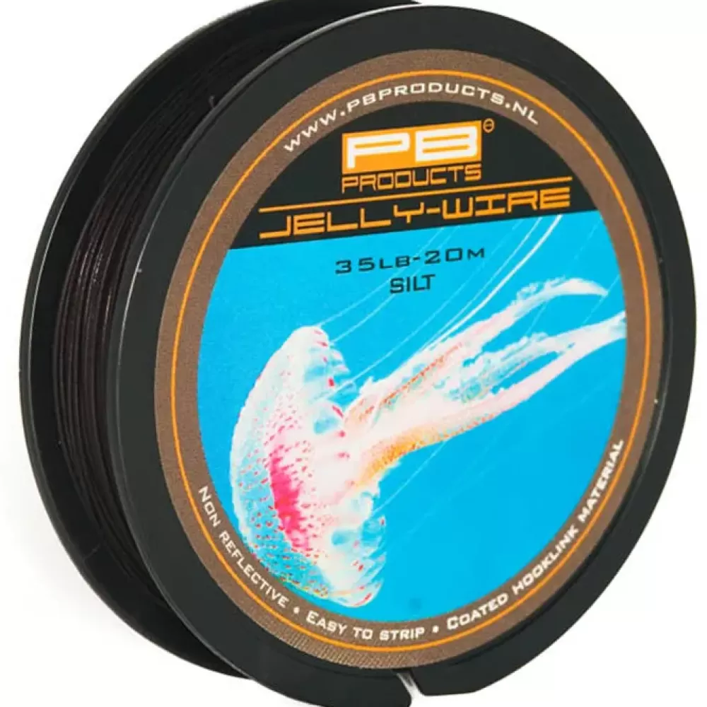 PB Products Jelly Wire Fishing Coated Hooklink 20m- Line