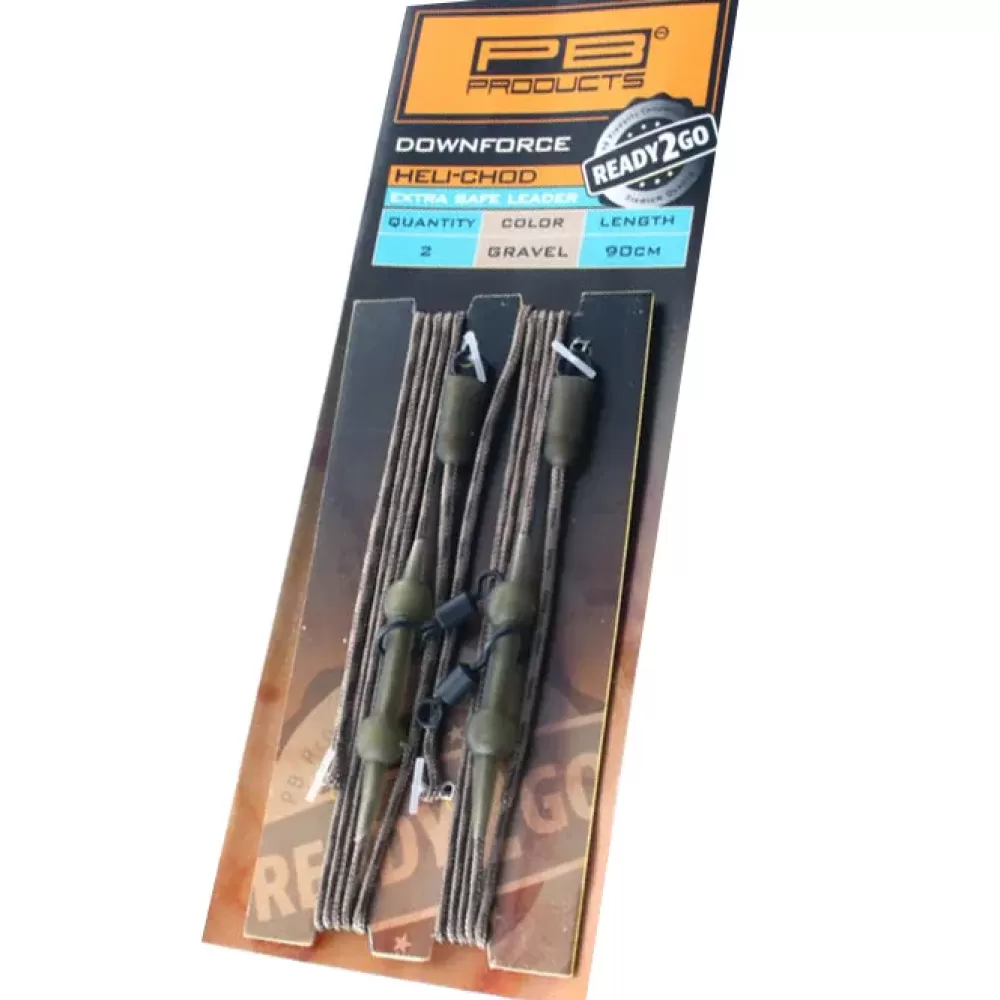 PB Products R2G DF Extra Safe Heli-Chod Fishing Leaders 90cm- Terminal Tackle