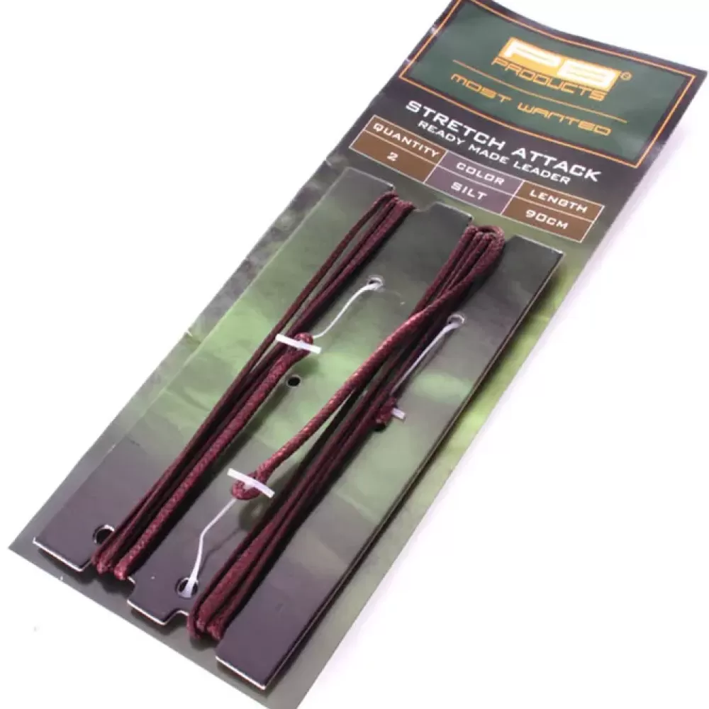 PB Products Stretch Attack Ready Made Fishing Leaders- Terminal Tackle