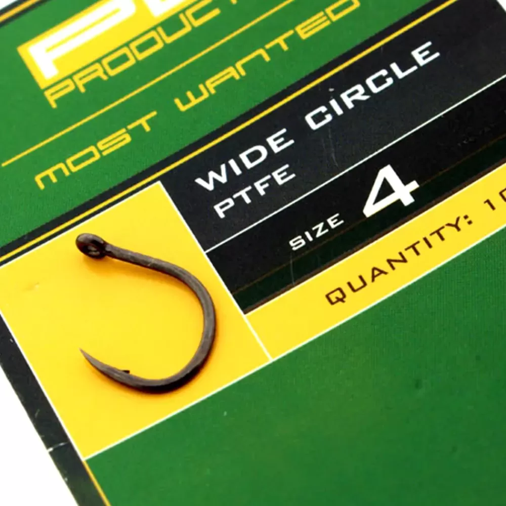 PB Products Wide Circle PTFE Hooks- Terminal Tackle