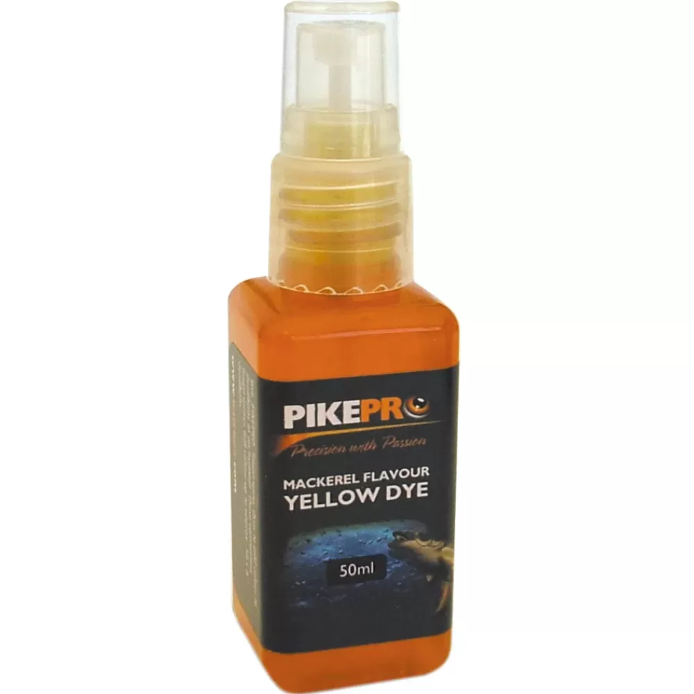 Pike Pro PikePro Mackerel Flavour Yellow Dye 50ml
