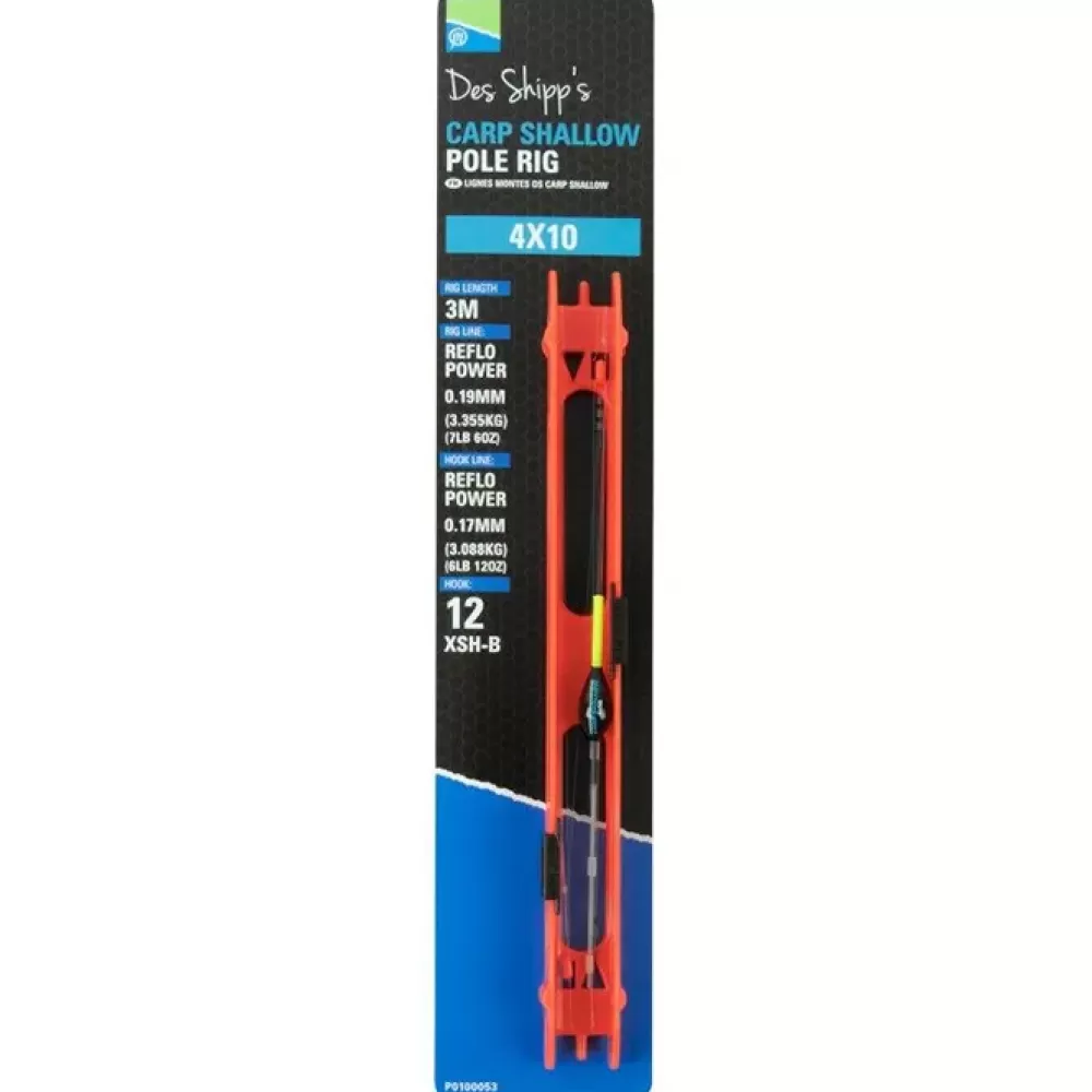Preston Des Shipp Carp Shallow Pole Fishing Rig