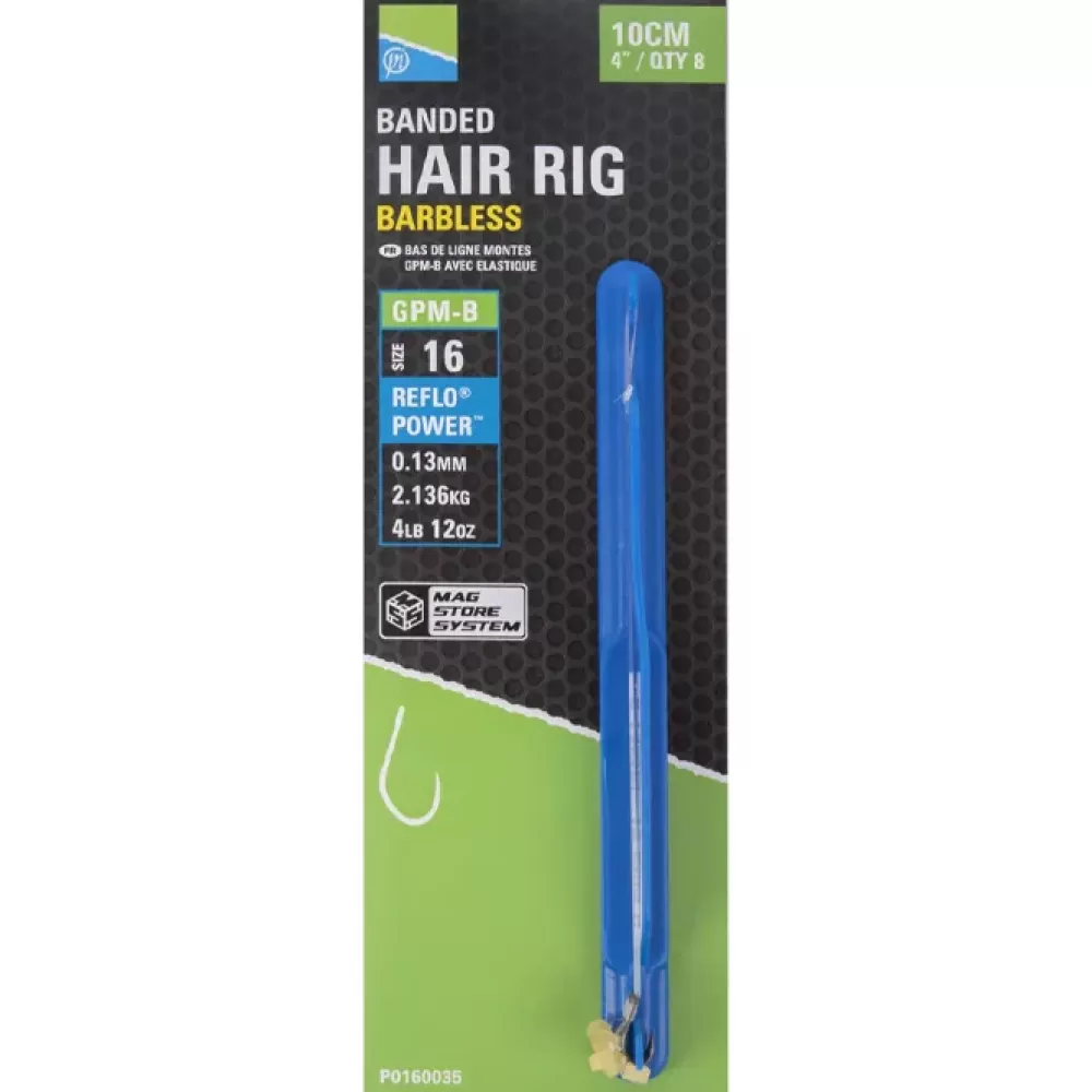 Preston GPM-B Banded Fishing Hair Rigs