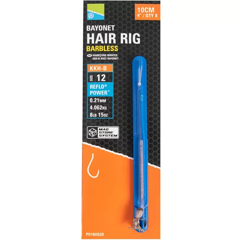Preston KKH-B Bayonet Hair Rigs 10cm
