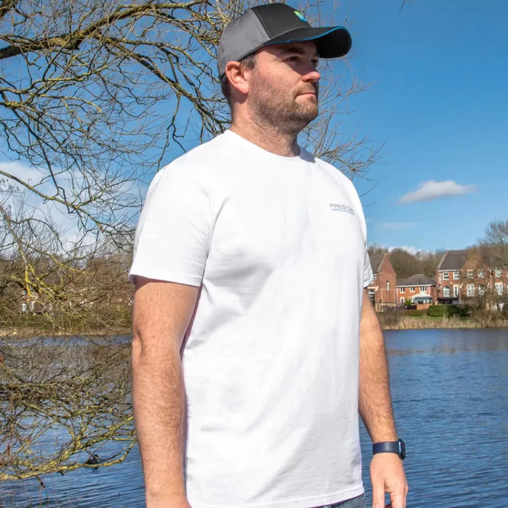 Preston White Fishing T-Shirt