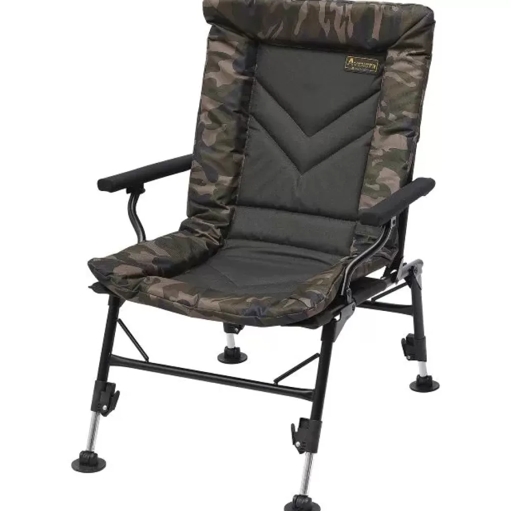 Prologic Avenger Comfort Camo Fishing Chair With Armrests & Covers- Chairs