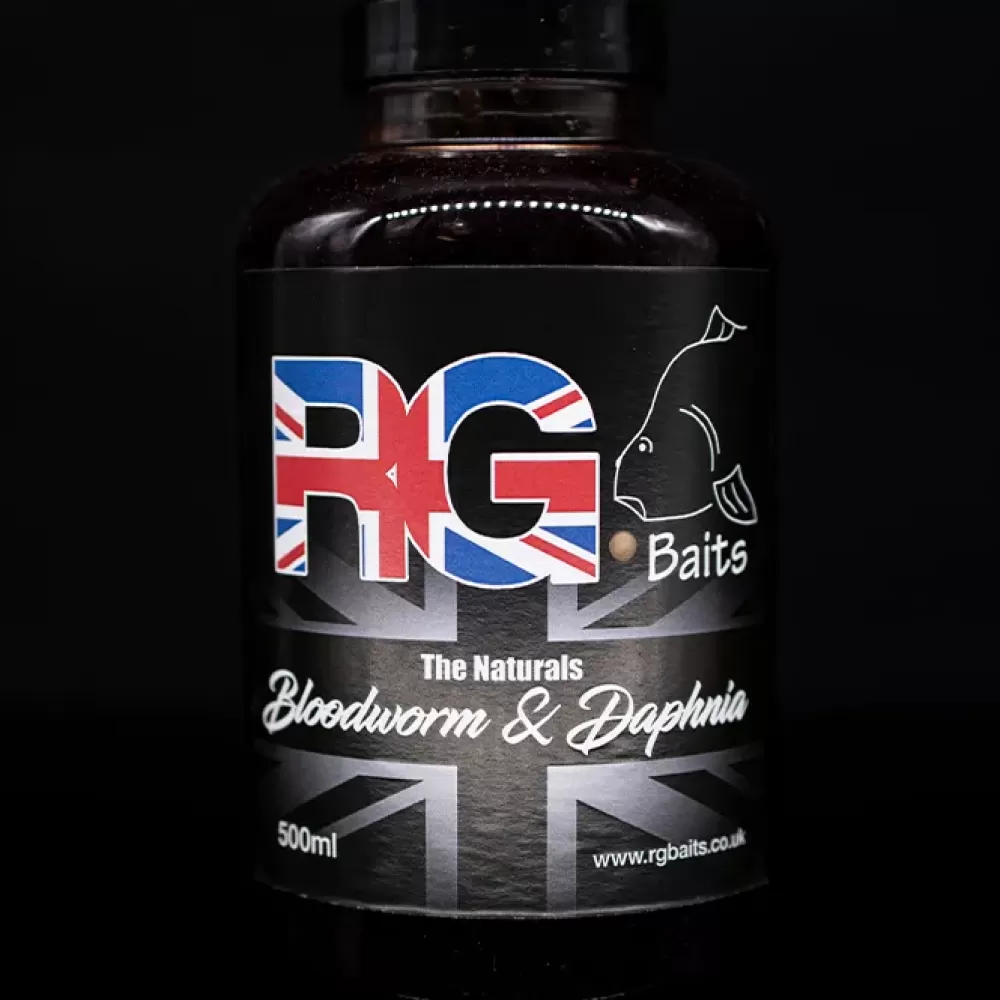 RG Baits Bloodworm & Daphnia Liquid Extract 500ml- Bait & Additives