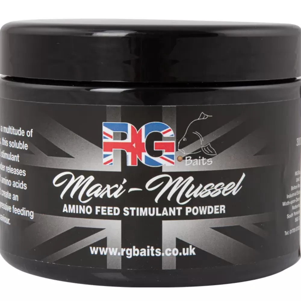 RG Baits Maxi Mussel Amino Feed Stimulant Powder 300g- Bait & Additives