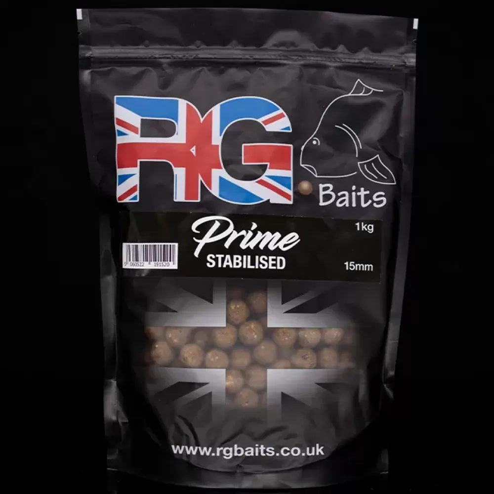 RG Baits Prime Stabilised Boilies- Bait & Additives