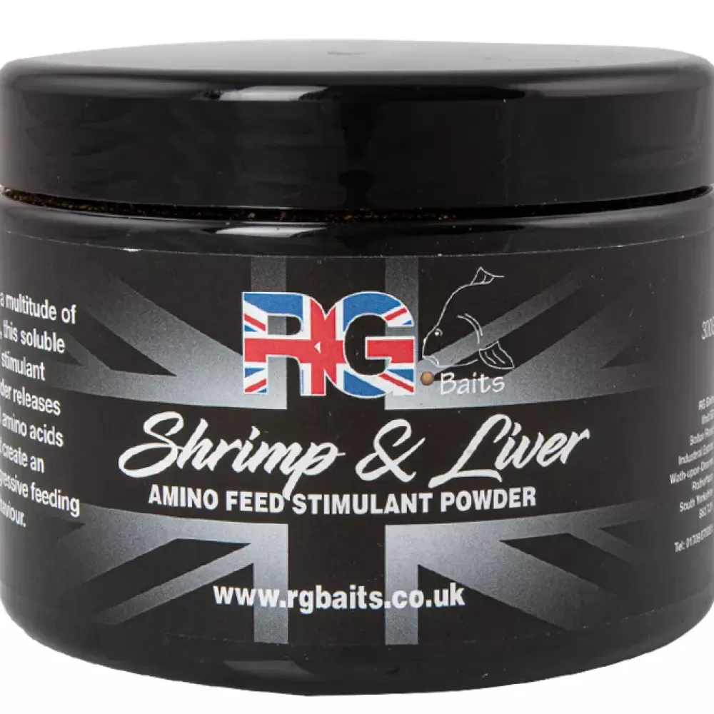 RG Baits Shrimp & Liver Amino Feed Stimulant Powder 300g- Bait & Additives