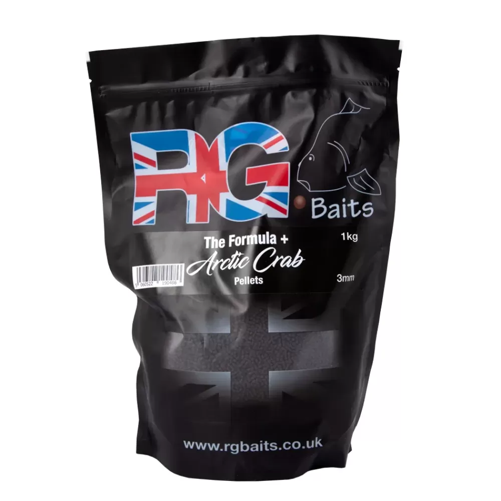 RG Baits The Formula & Arctic Crab Fishing Pellets- Bait & Additives