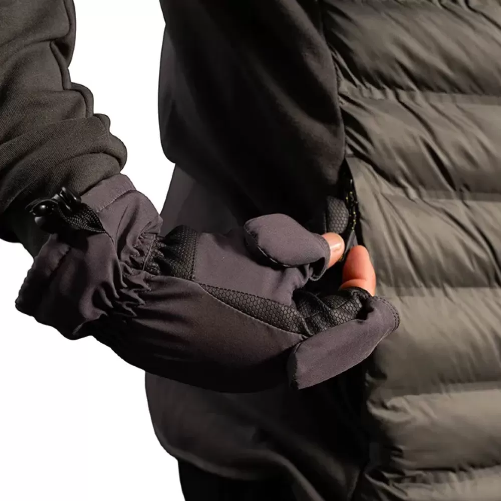 Ridge Monkey RidgeMonkey APEarel Dropback K2XP Tactical Fishing Gloves Black- Clothing