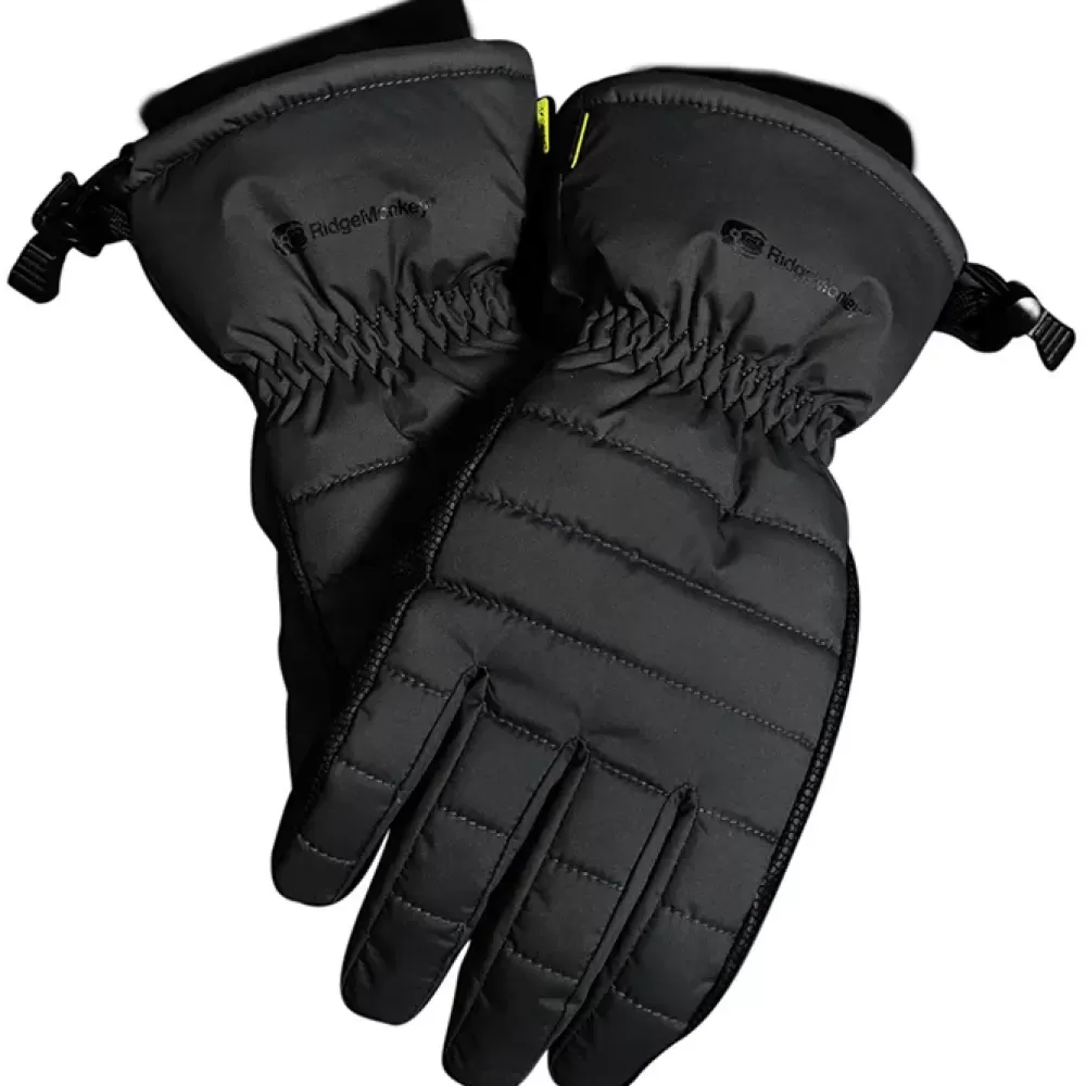 Ridge Monkey RidgeMonkey APEarel Dropback K2XP Waterproof Fishing Gloves Black- Clothing
