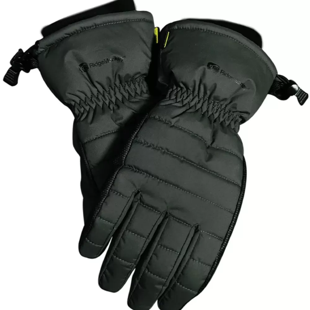 Ridge Monkey RidgeMonkey APEarel Dropback K2XP Waterproof Gloves Green- Clothing