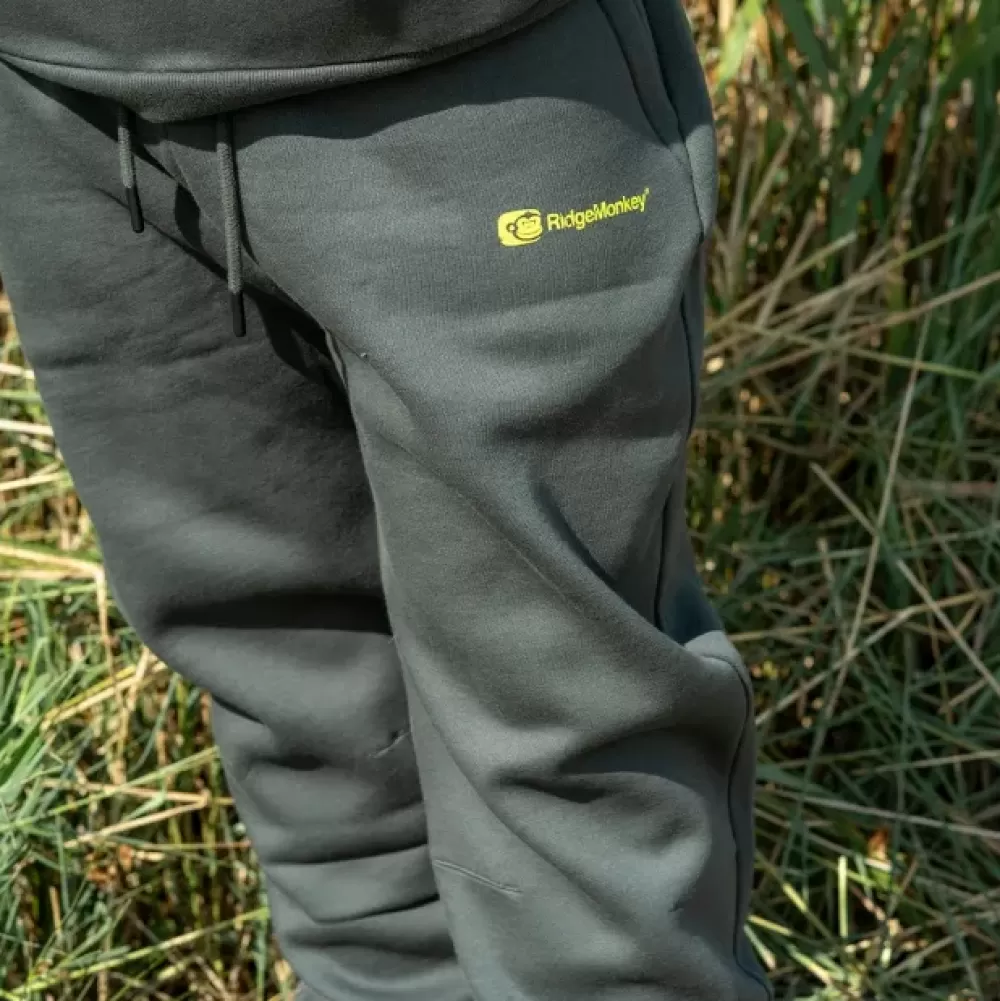 Ridge Monkey RidgeMonkey APEarel ThermaPro Heavyweight Joggers Green- Clothing