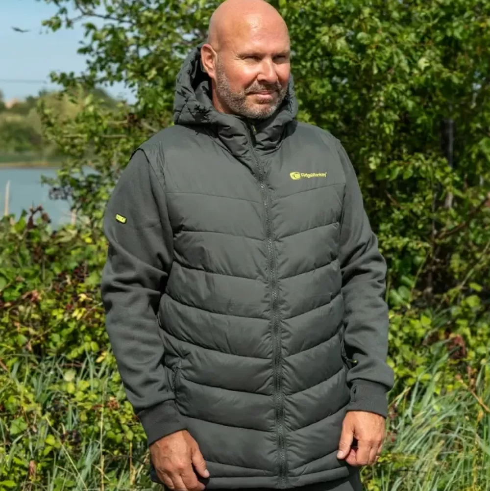 Ridge Monkey RidgeMonkey APEarel ThermaPro Hybrid Coat Green- Clothing