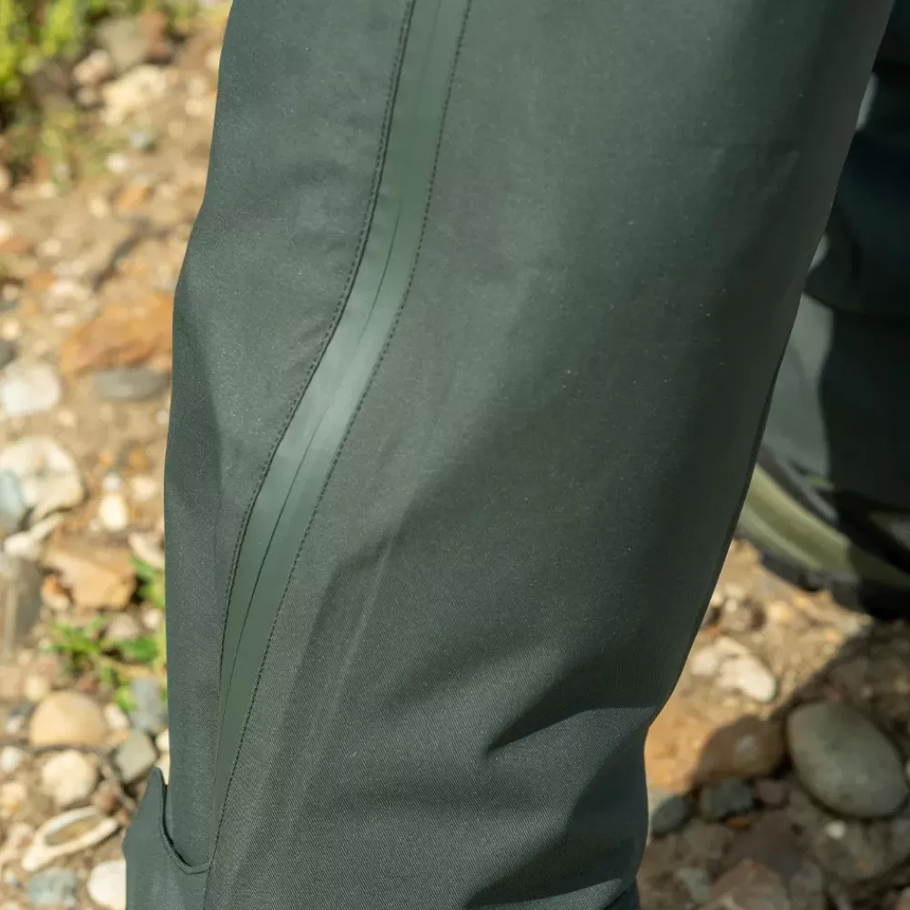 Ridge Monkey RidgeMonkey APEarel ThermaPro Waterproof Shell Trousers Green- Clothing