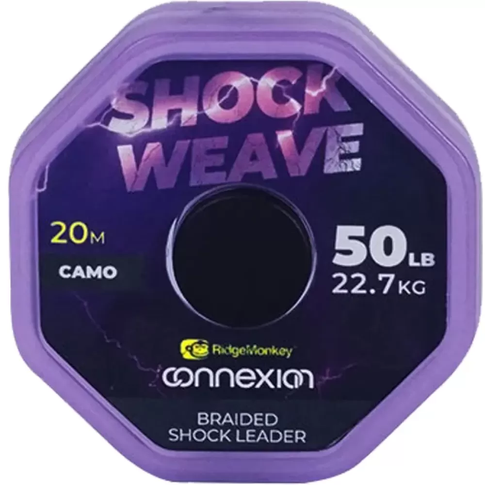 Ridge Monkey RidgeMonkey Connexion Shock Weave Braided Shock Leader- Terminal Tackle