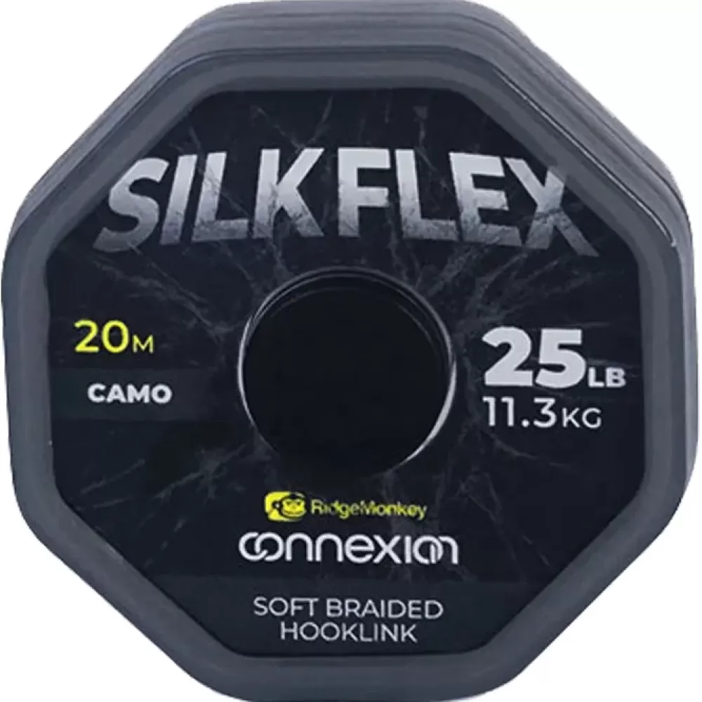 Ridge Monkey RidgeMonkey Connexion SilkFlex Soft Braid Hooklink- Line