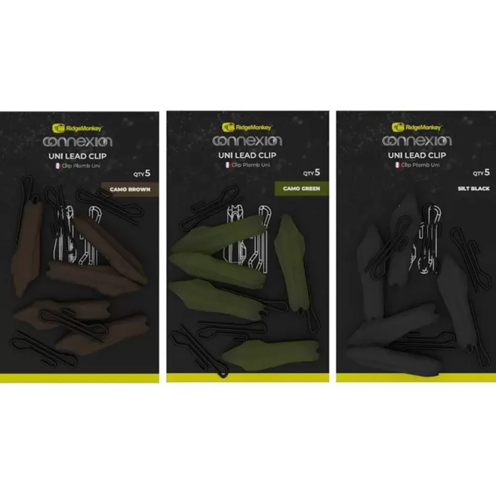 Ridge Monkey RidgeMonkey Connexion Uni Lead Clips- Terminal Tackle