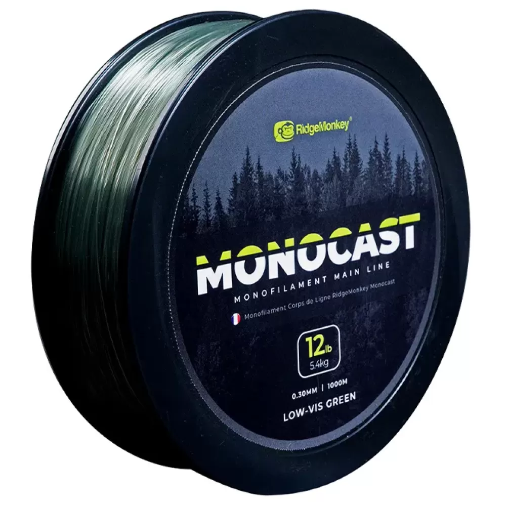 Ridge Monkey RidgeMonkey MonoCast Monofilament Fishing Mainline- Line