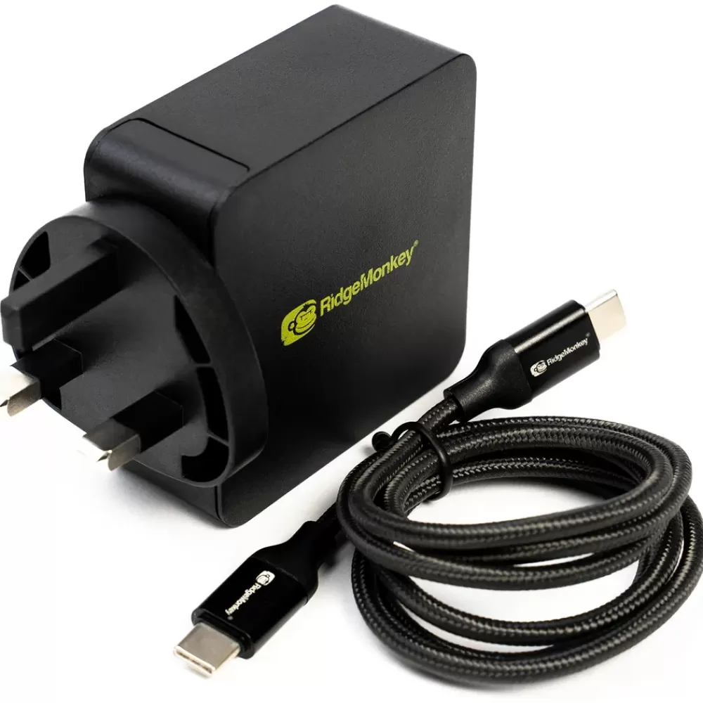 Ridge Monkey RidgeMonkey Vault 60W USB-C Power Delivery AC Mains Adaptor- Tech