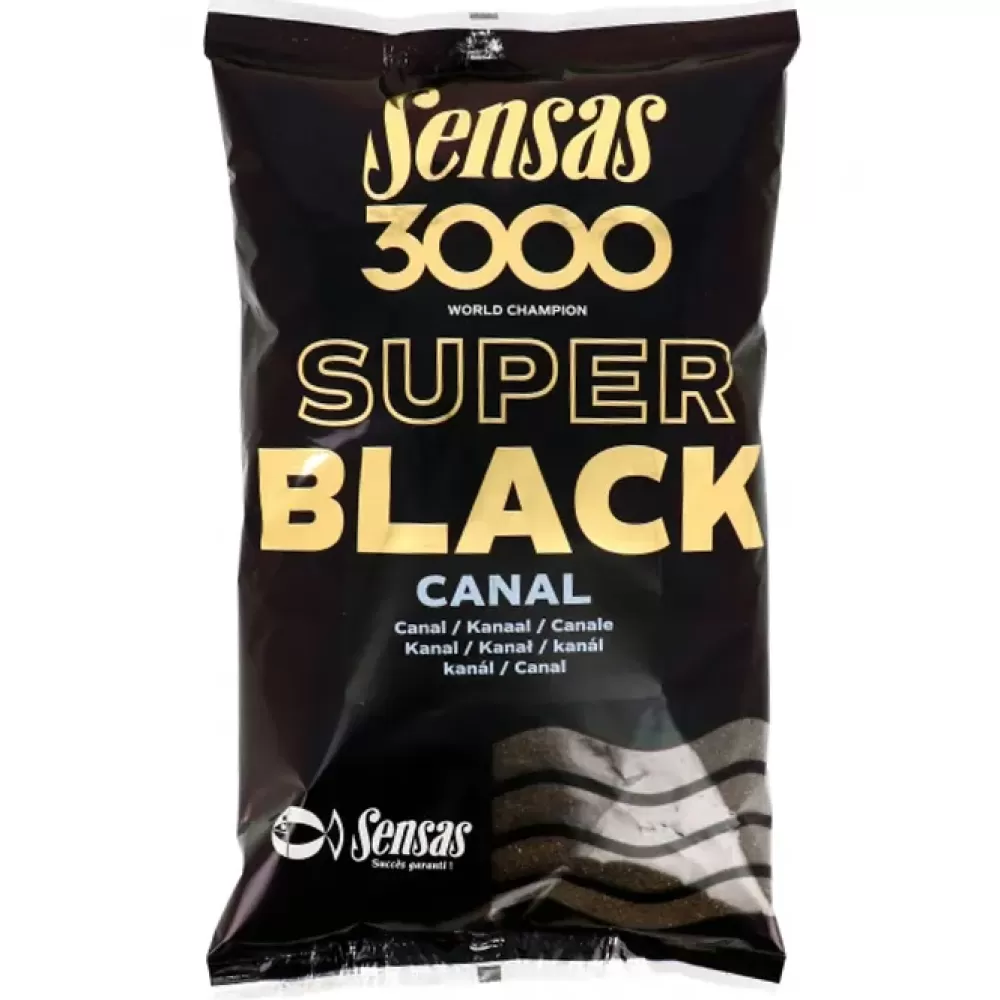Sensas 3000 Super Black Canal 1kg