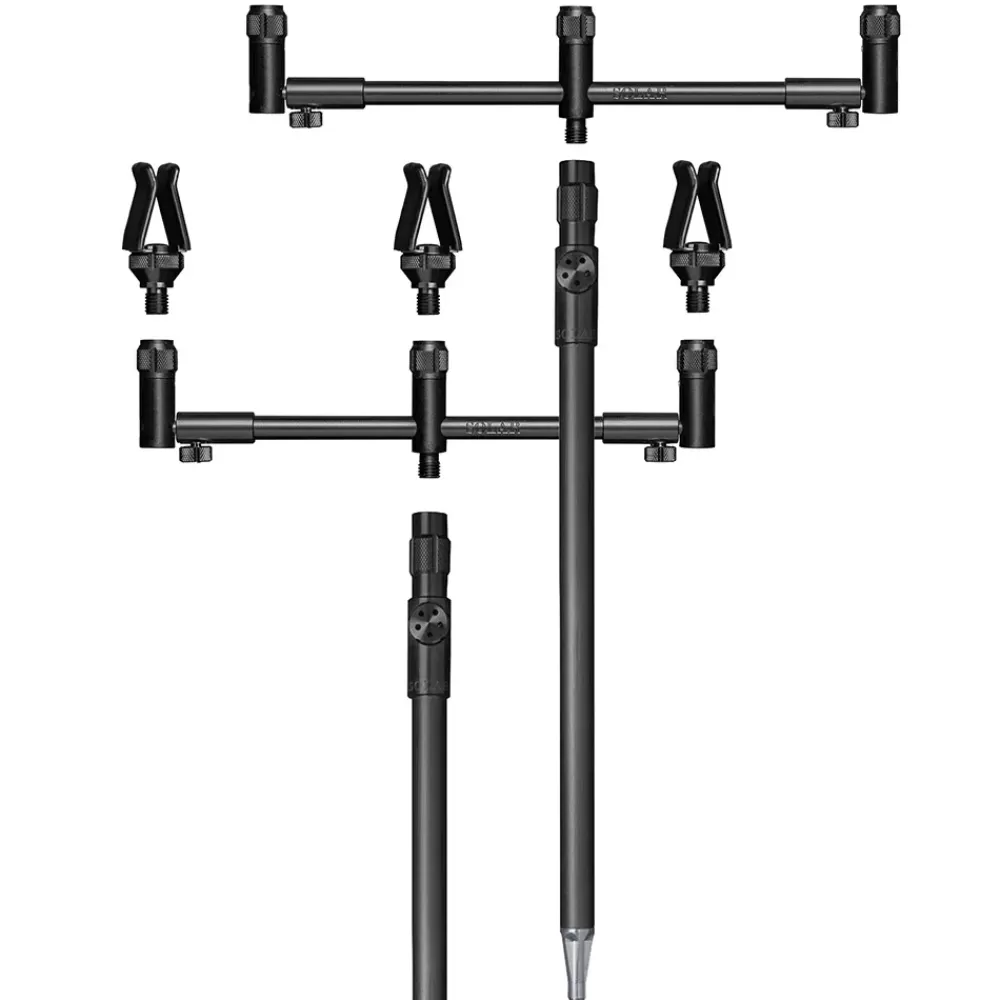 Solar Tackle Solar Black-Lite 3 Rod Set-Up Kit- Rod Pods
