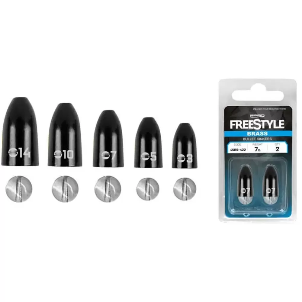 SPRO Freestyle Bullet Sinker Brass