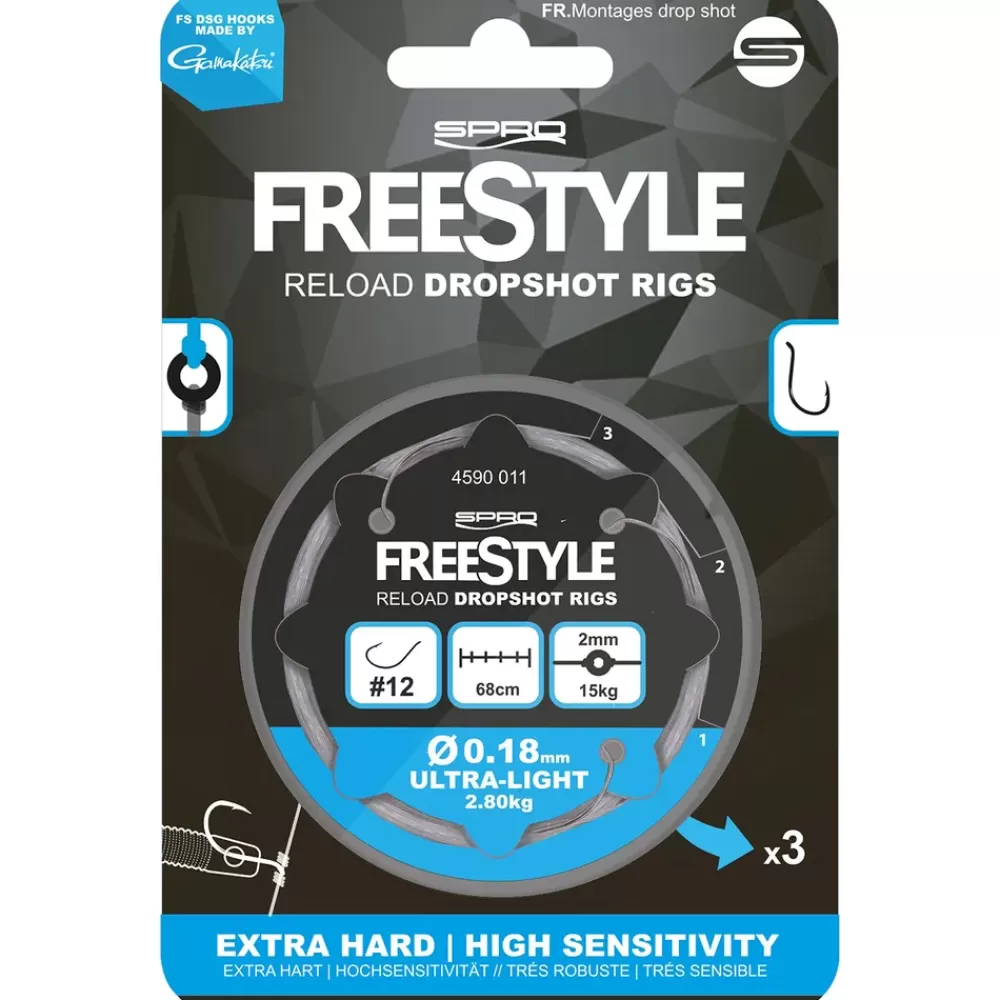 SPRO Freestyle Reload Dropshot Rigs