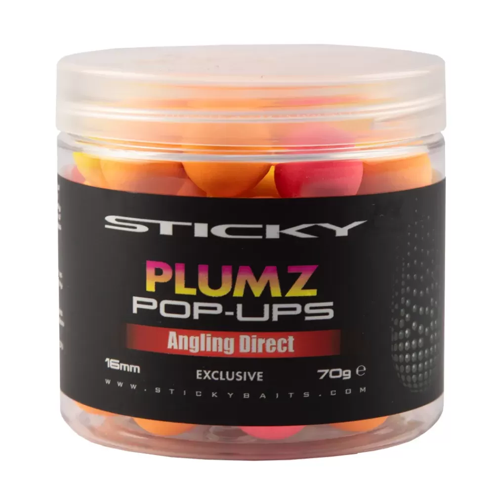 Sticky Baits AD Plumz Fluoro Pop Ups 16mm- Bait & Additives