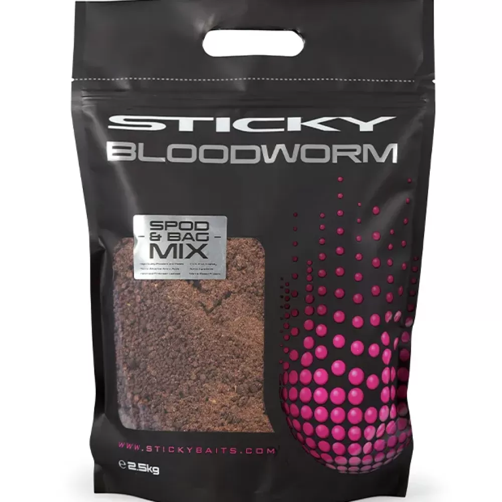 Sticky Baits Bloodworm Spod & Bag Mix 2.5kg- Bait & Additives