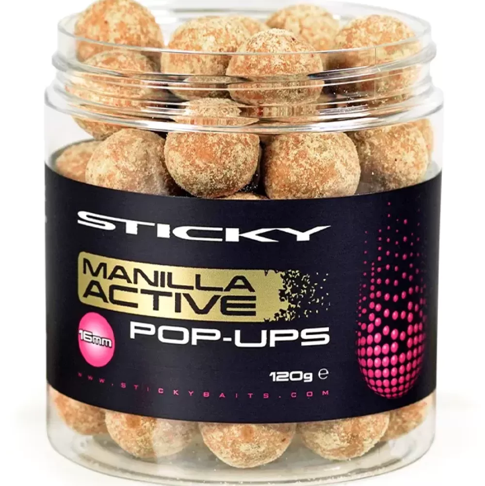 Sticky Baits Manilla Active Pop Ups- Bait & Additives