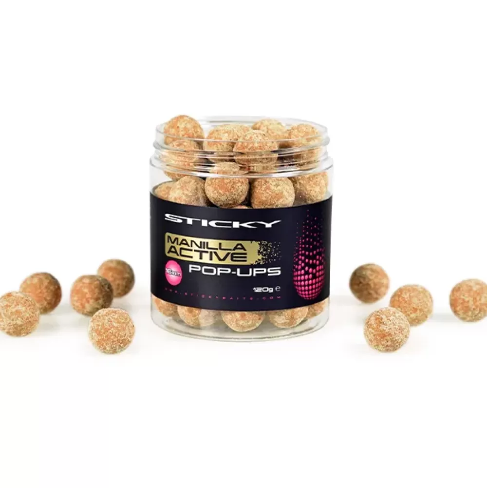 Sticky Baits Manilla Active Pop Ups- Bait & Additives