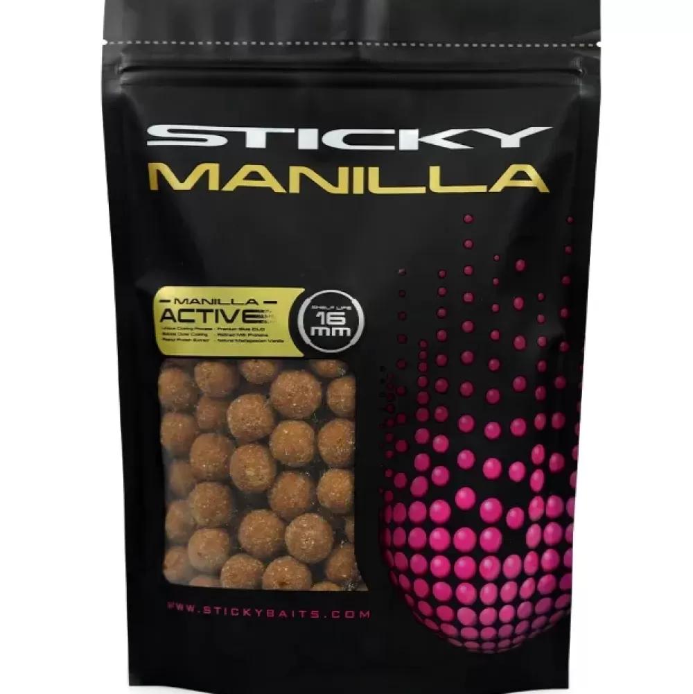 Sticky Baits Manilla Active Shelf Life Boilies- Bait & Additives