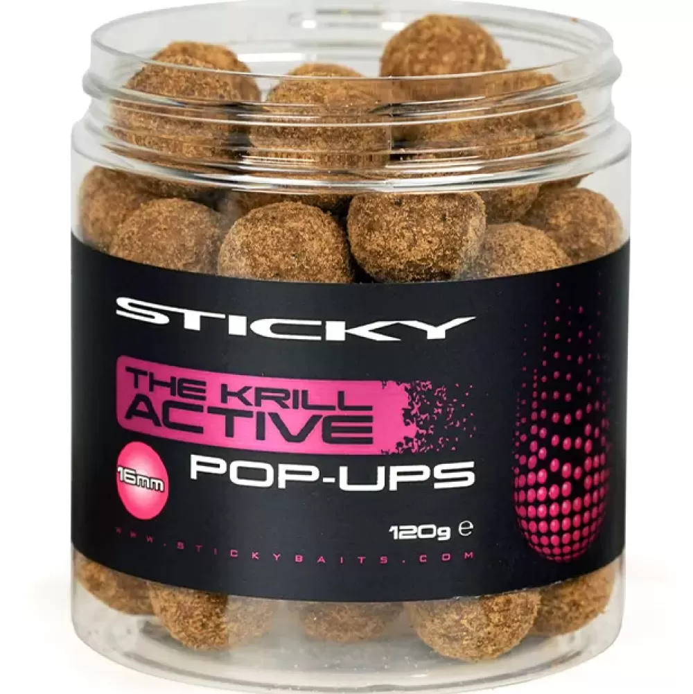Sticky Baits The Krill Active Pop Ups- Bait & Additives
