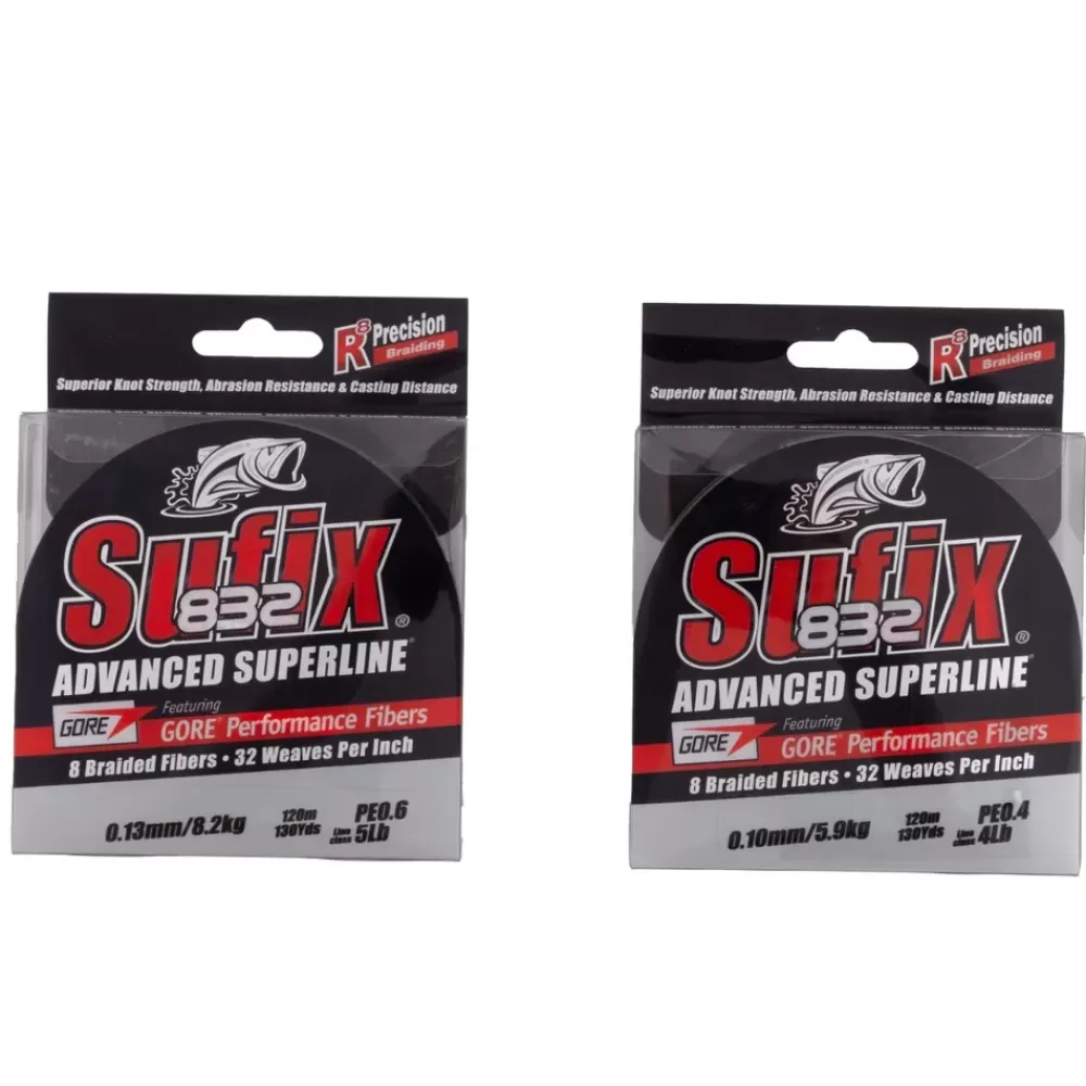 Sufix 832 Advanced Superline Braid Lo-Vis Green 120m