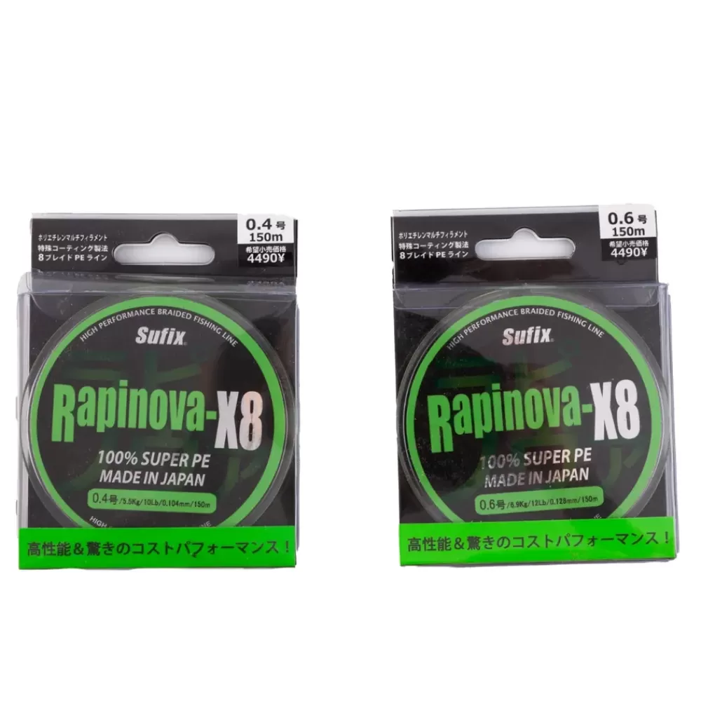 Sufix Rapinova X8 Lemon Green 150m