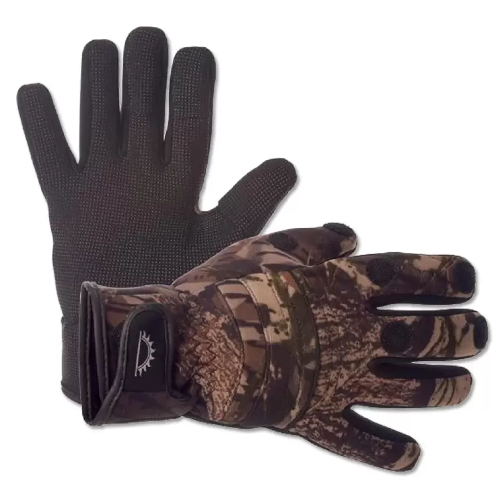 Sundridge Hydra Full Finger Camo Neo Fishing Gloves