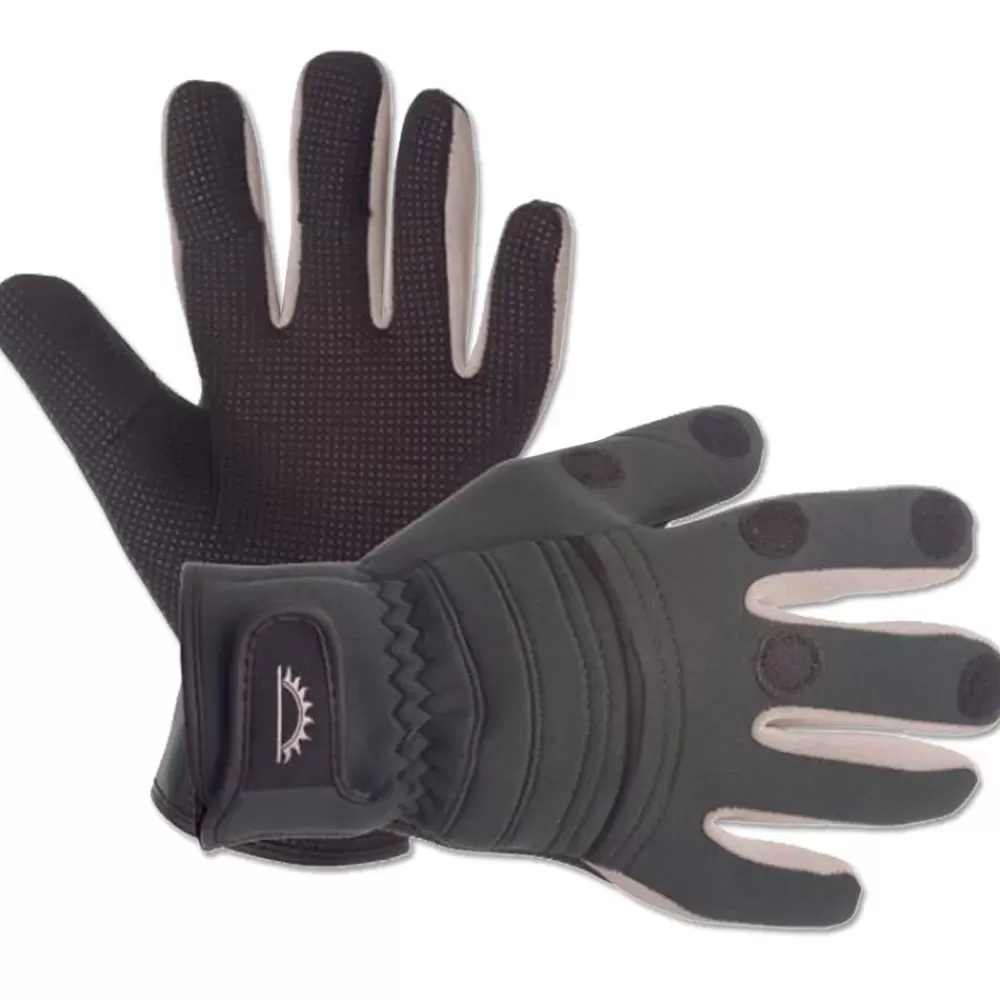Sundridge Hydra Full Finger Green Neo Fishing Gloves