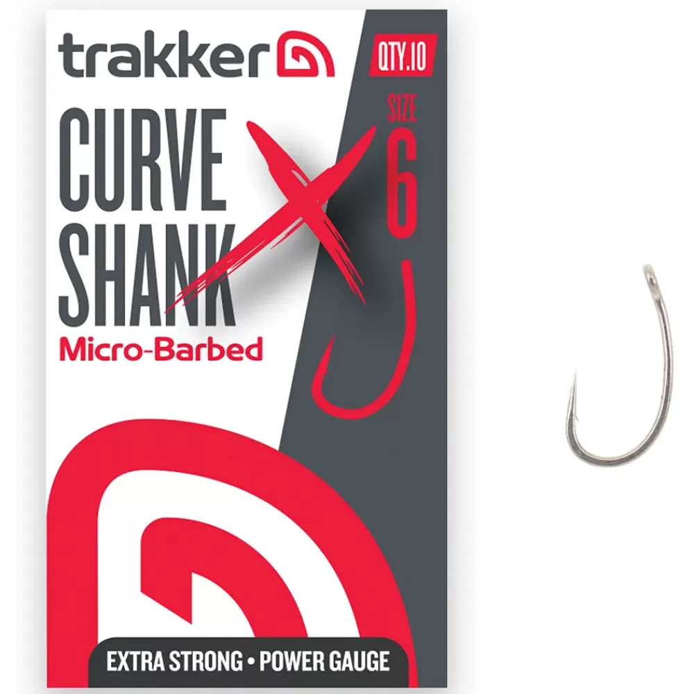 Trakker Curve Shank XS Fishing Hooks- Terminal Tackle