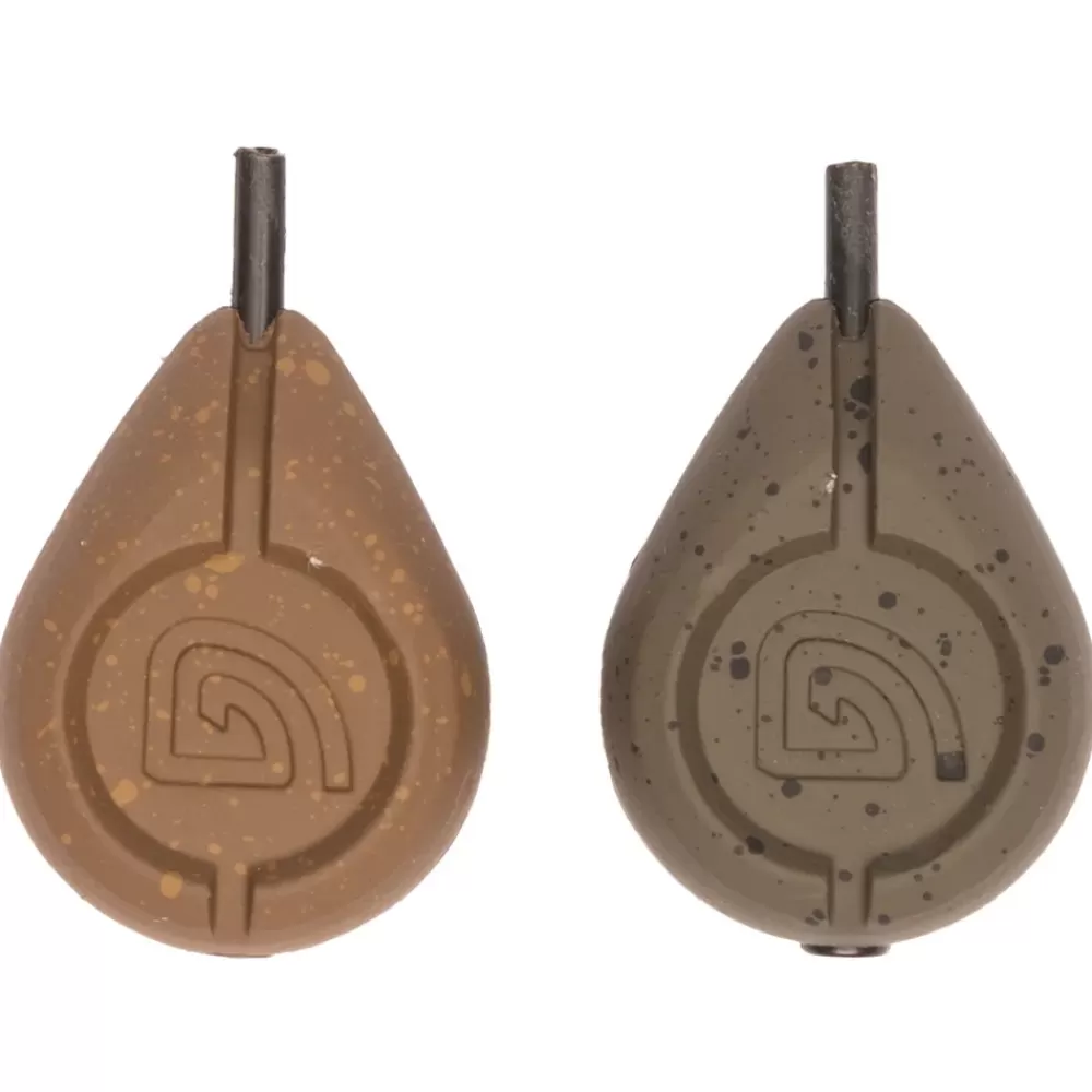Trakker Flat Pear QC Inline Fishing Leads- Terminal Tackle
