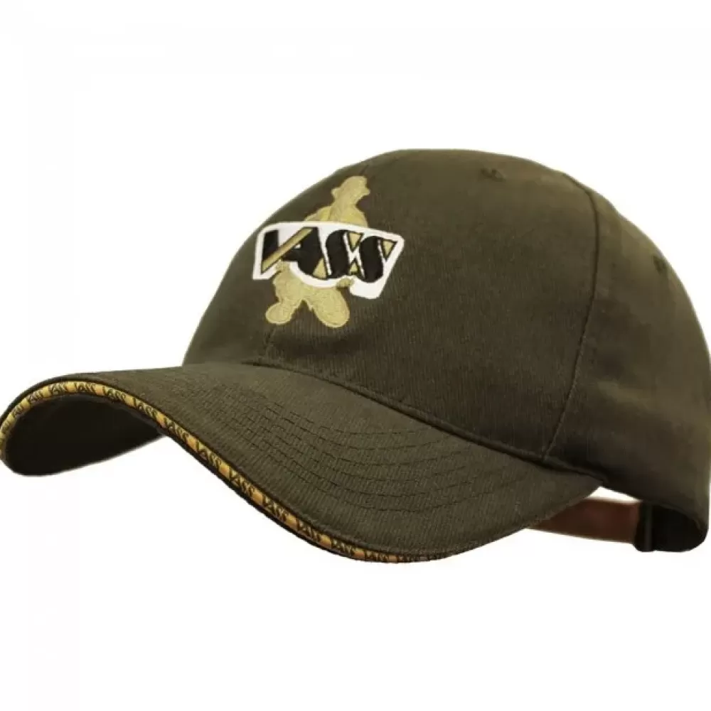 Vass Brushed Cotton Cap Khaki- Clothing