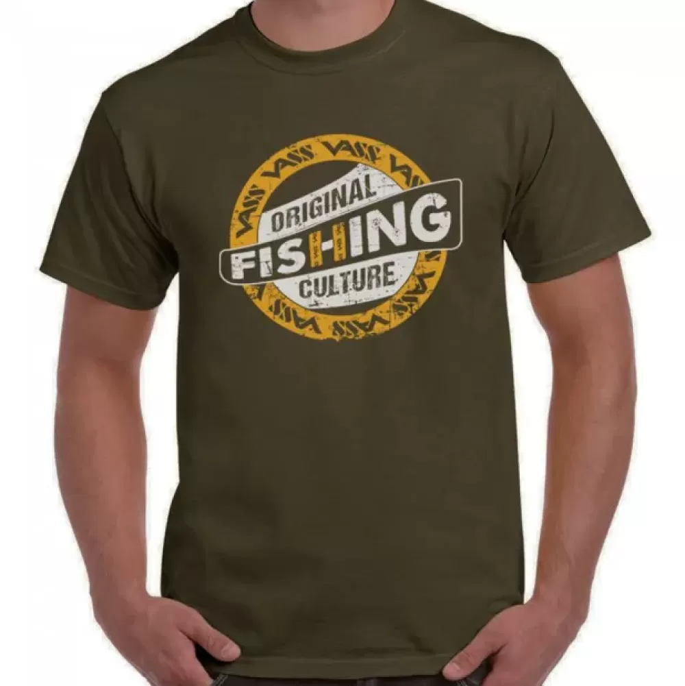 Vass Culture Khaki T-Shirt- Clothing